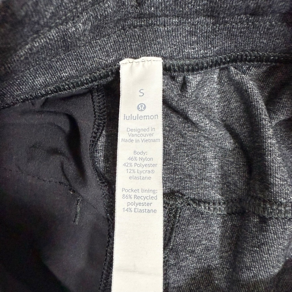 Lululemon Surge Jogger Pants Men's Small Gray Athletic Fit Sweatpants Gym Run - Picture 5 of 12